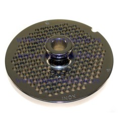 Plaque pour hachoir à viande 32 trous 4 mm avec 1 encoche pivotante en acier inoxydable Enterprise