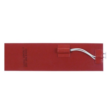 resistencia plana L 210mm An 58mm 100W 220V T máx 130°C con limi