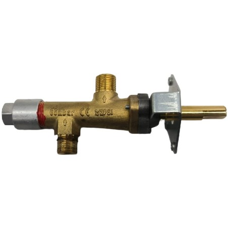 Torneira de Gás JAA025 65mbr Chapa a Gás Série 600 400mm