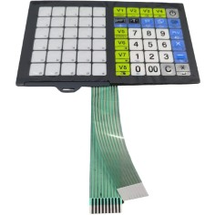 Teclado de balança CAS CT-100 60 teclas nova versão plana SP-CT-KB Conector Plano