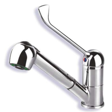 Torneira monocomando de 1 orifício alavanca longa cartucho cerâmico ø40mm comprimento da saída 200mm 548038