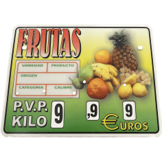 Portaprecios Cubano.