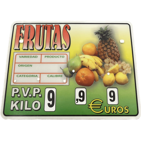 Porta-preços Cubano