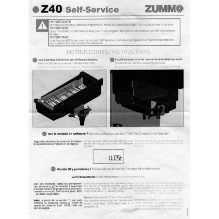 Bandeja Completa Self Service VT  Exprimidor Zummo Z40 LG 210545A-6