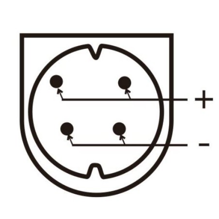 Fonte de alimentação ZH-31-242 Entrada CA 100-240V 1,6A Saída CC 24V 2A