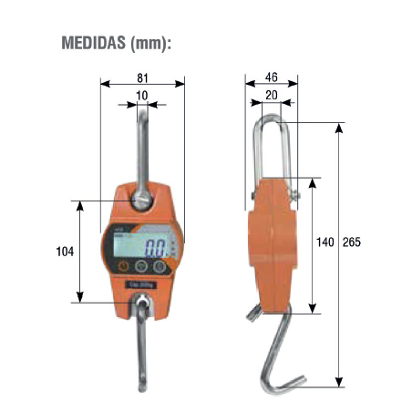 UCS 300 Kg Weighing Hook Fraction 100 Gr 260430