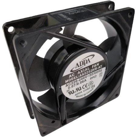 ventilateur axial L 92mm An 92mm H 25mm 230VAC 601055