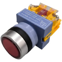 Botão de Parada 22mm Vermelho Fechado LAY16 HB-320