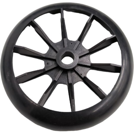 Roda Ventilador Motor Ø100mm Cortadora HBS-275 HBS-300 Eixo Ø10mm