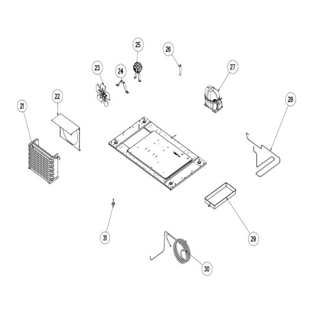 Klimasan profile joint B6032176 S900b S1200SC L1308mm H18mm W37mm Breakdown 34