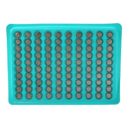 100 unidades Micropila de botón alcalina AG3 LR41 SR41 192 CX41 392 L736 384 SR41SW 1.55V