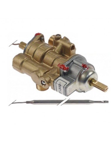 termostato de gas LIVA tipo 25ST 100-300°C entrada gas M16x1,5 (tubo ø 10mm) Turhan Horno Cocina 101991 990001