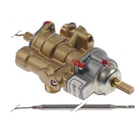 termostato de gas PEL tipo 25ST 100-300°C entrada gas M16x1,5 (tubo ø 10mm) Turhan Horno Cocina 101991 990001
