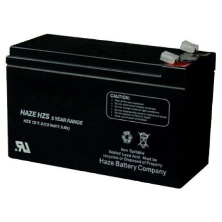 Sealed Lead Acid Battery 12 Volts 7 Amperes Dimensions 151 x 65 x 94 mm. Faston Terminals Weight 2100 g. CT-100