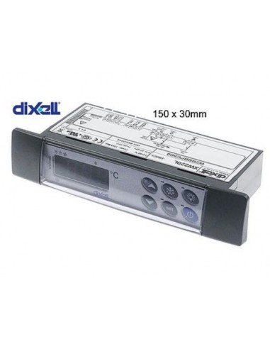 controlador electrónico DIXELL XW220L-5N0C1 medida de montaje 150x30mm