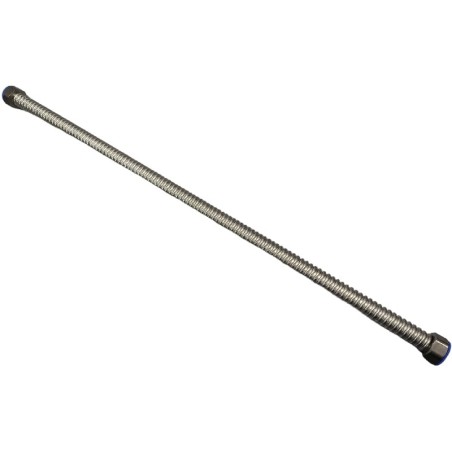 Tuyau Ondulé Acier Inoxydable 500mm écrous Inox 1/2" Joint Torique Friteuse GF