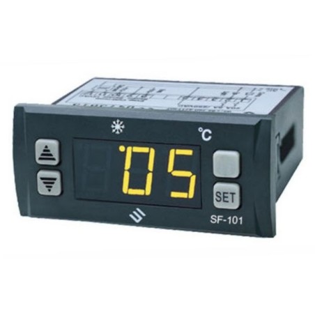 SHANGFANG electronic controller type SF-101T mounting size 71x29mm power supply 230V AC NTC