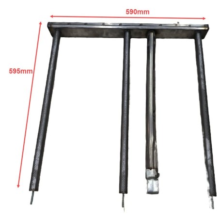 Brûleur de four à pizza à gaz DYP-4S 590x595mm REP0086050