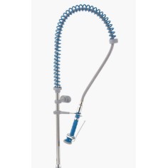 Dishwashing shower with ½" connection adapter and shower head