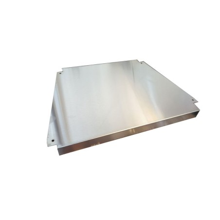 Placa frontal Aço Inoxidável Laminadora de Pizza BP-40 Despiece número 27