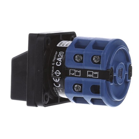 Comutador Rotativo 2 0-1 3 polos 25A CA20 A202 Kraus & Naimer VNR