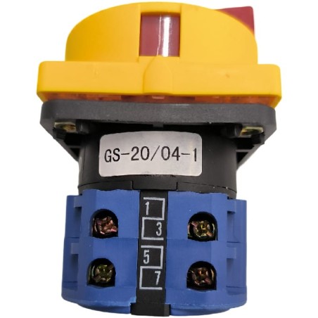 chave rotativa 2 posições de comutação 0-1 tipo LW26-20