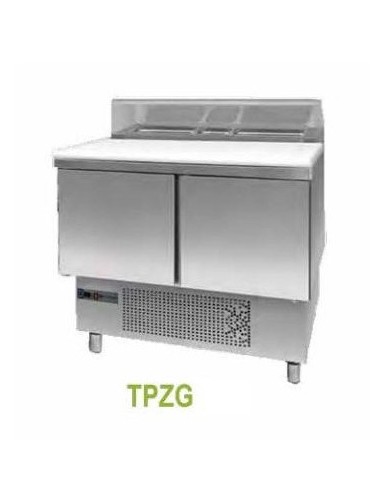Mesa refrigerada de preparación con granito TPZG-100