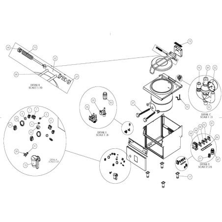 Commutateur de Cames 4 positions RTH-D01 6232.00027.02