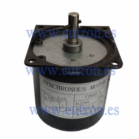 Moteur de chocolatier CH-5 CH-10 TYK-60A Détail 13 60KTYZ Axe avec goupille hauteur 18mm Ø7mm