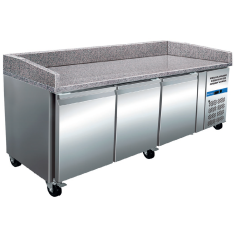 Refrigerated pizza preparation table PZ-3600TN 3 doors