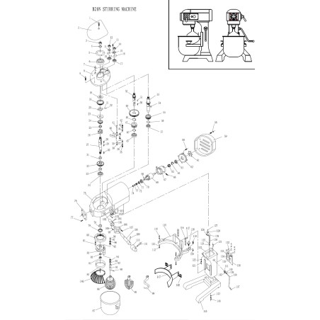 Circular Gear Mixer B10Cr Ø150mm H22mm Z57