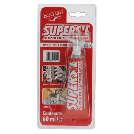 Silicone Vermelha Alta Temperatura Supersil 60ml Resiste picos de 350ºC