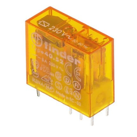 Relé Finder 250v 8A Zanussi 380333 LF3351124 6231.00023.15 RT424548 40.52.8.230.0000