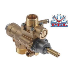 PEL gas tap type 23S/V gas inlet M28x1.5 109511 Fagor 12009525 S312101