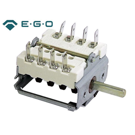 interruptor de alavanca 4 posições de controle 4NO sequência de comutação 0-1-0-1 16A eixo ø 6x4,6mm 49.42015.500