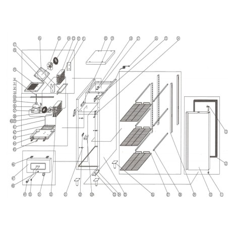 Refrigerator cabinet board GN GN650TN GN1410TN GN1410BT GN650TN.13