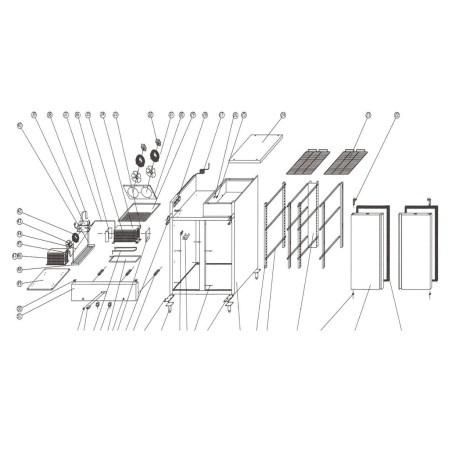 Refrigerator cabinet board GN GN650TN GN1410TN GN1410BT GN650TN.13