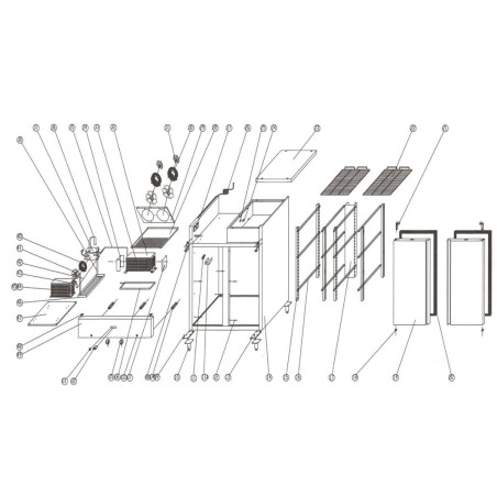 Refrigerator cabinet board GN GN650TN GN1410TN GN1410BT GN650TN.13