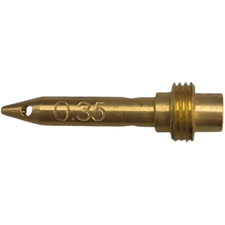 boquilla de quemador piloto gas natural taladro ø 0,35mm  M8x0,75 100246 Ozti Turhan