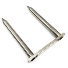 Brochettes en Acier Inoxydable pour Hot-Dogs HDW-2 L255mm soudées