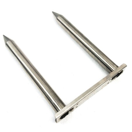 Brochettes en Acier Inoxydable pour Hot-Dogs HDW-2 L255mm soudées