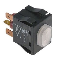 pulsador medida de montaje 30x22mm ovalado blanco 347024 2310404 2003301