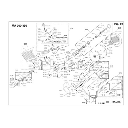 Douille Pata Cortadora Braher MA Acier Inoxydable 13242