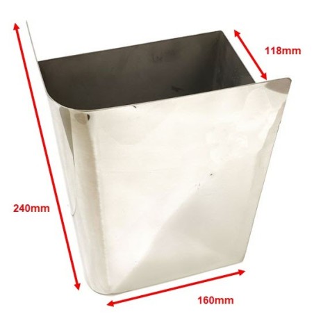 Seau à déchets Bas Inoxydable Droit Presse-agrumes