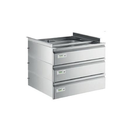 Drawer set for mounting 400X560X570mm 3 drawers