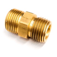 União Roscada Mertik rosca 3/8" NPT - 3/8" BSP Whitworth L29mm