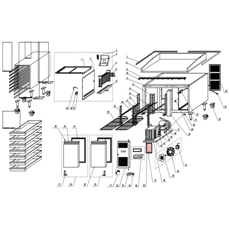 Rejilla Estante 405x625mm Plastificada Gris PZ2600TN PZ2610TN PZ3600TN PA1100TN.18