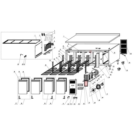 Shelf Grid 330x525mm Grey Plastic GN2200TN GN3200TN GN4200TN GN1100TN.18