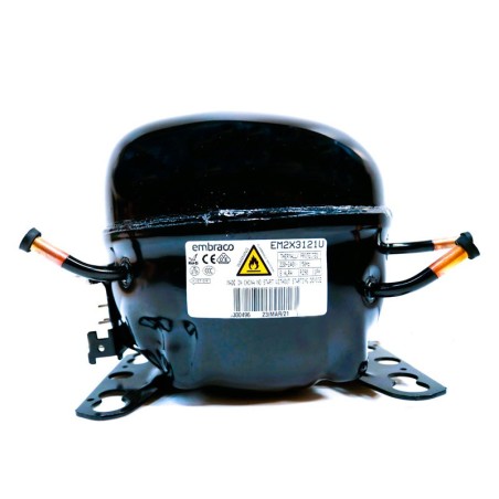 Compresor refrigerante R290 EM2X3121U Embraco 220-240V 50Hz 1HP 605374
