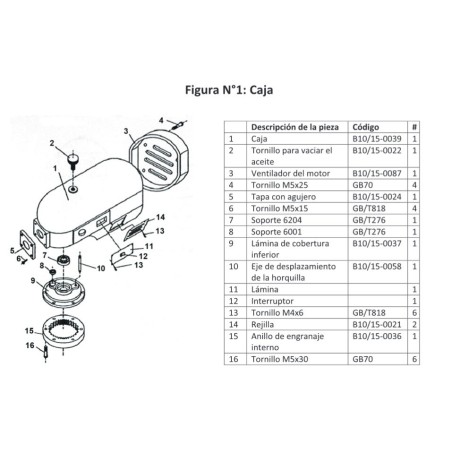 Mixer Shaft CT-B10L B10Cr L105mm Breakdown number 4 B10-15-0048